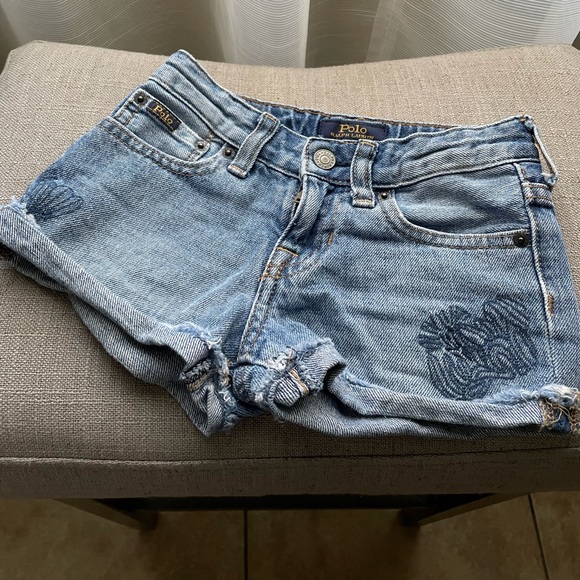 Polo Ralph Lauren Other - Ralph Lauren Blue Denim Shorts w/Embroidery
